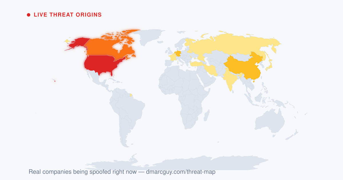 We Mapped Where Spoofed Email Actually Comes From